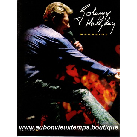 MAGAZINE JOHNNY HALLYDAY N° 10