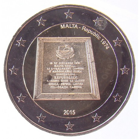 2 EUROS COMMEMORATIF 2015 - MALTE
