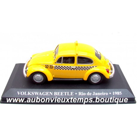 IXO VOLKSWAGEN BEETLE TAXI RIO DE JANEIRO 1985 1/43 