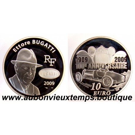 10 EURO 2009 ETTORE BUGATTI ARGENT BE