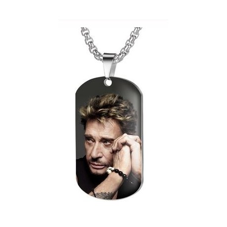 COLLIER PENDENTIF BIJOU JOHNNY HALLYDAY 