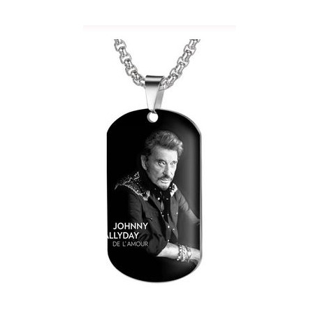 COLLIER PENDENTIF BIJOU JOHNNY HALLYDAY 