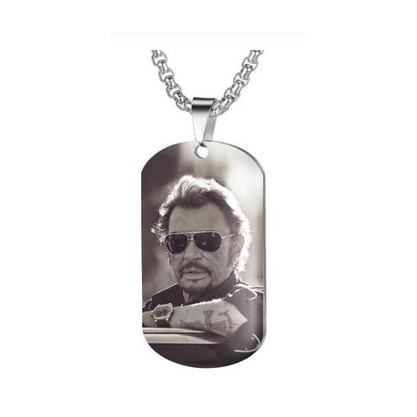 COLLIER PENDENTIF BIJOU JOHNNY HALLYDAY 