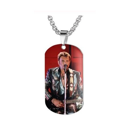 COLLIER PENDENTIF BIJOU JOHNNY HALLYDAY 