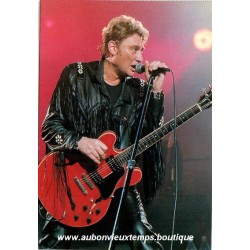 CARTE POSTALE JOHNNY HALLYDAY