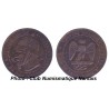 5 CENTIMES NAPOLEON III SEDAN 1870 SATIRIQUE