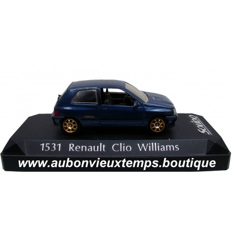 SOLIDO 1/43 RENAULT CLIO WILLIAMS REF : 1531